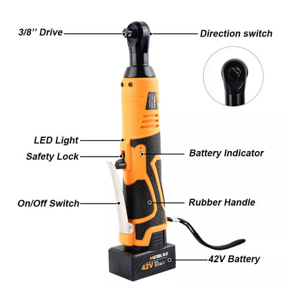 Wireless 3/8 Power Ratchet