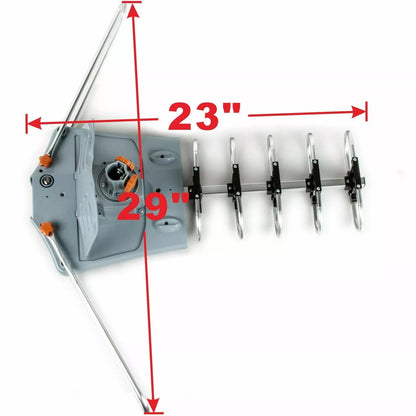 Strong Signal Outdoor HDTV Antenna with 360 Rotation