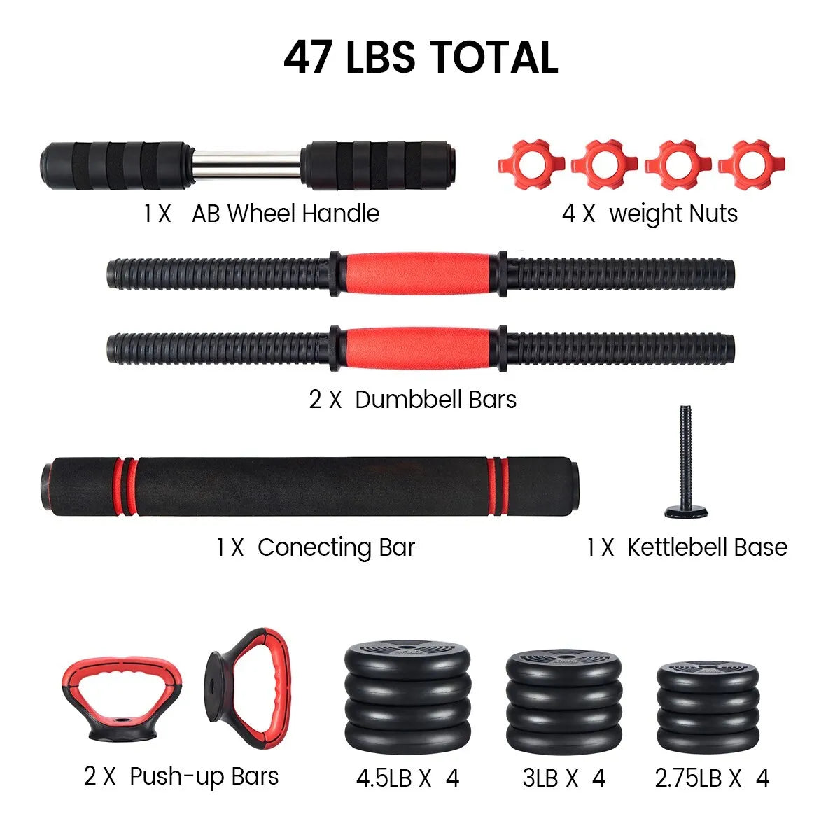 Versatile Home Gym Dumbbells