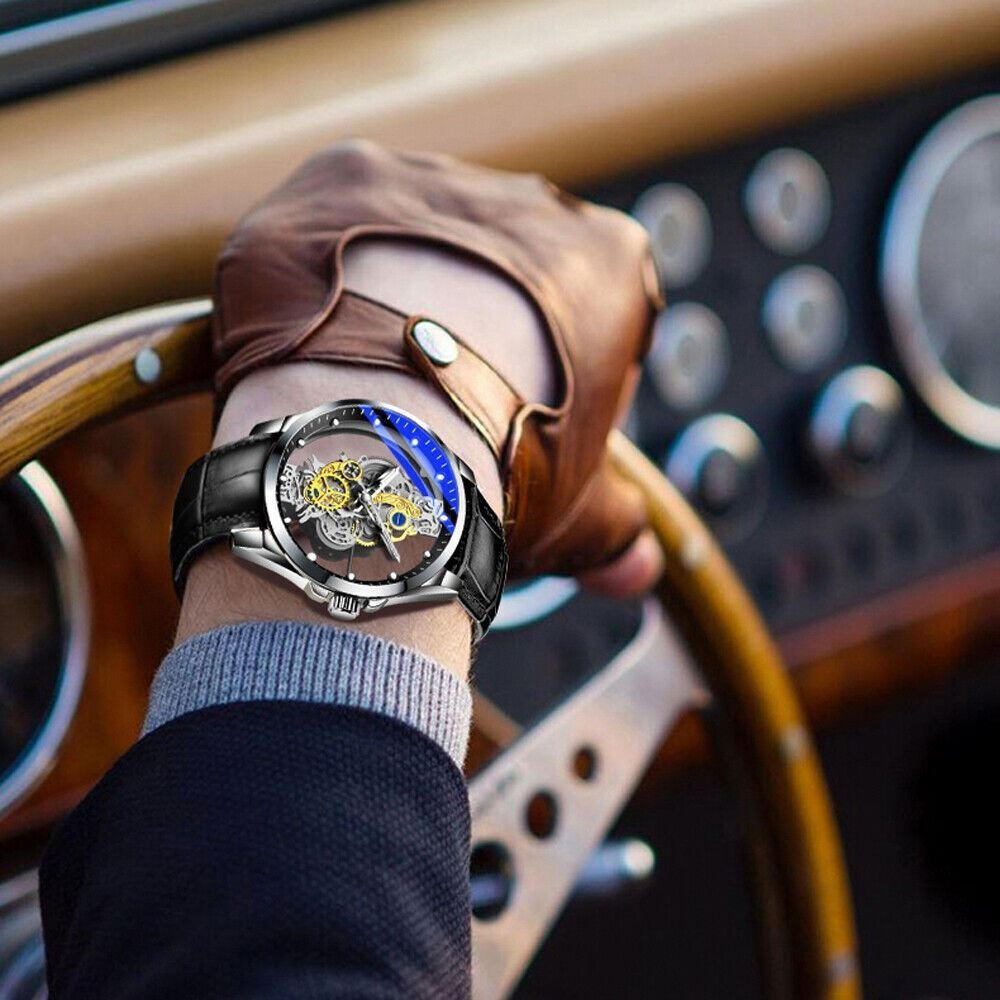 Trendy Men's Stainless Steel Quartz Watch