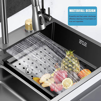 Modern Stainless Steel Kitchen Faucet with Pull Down Sprayer