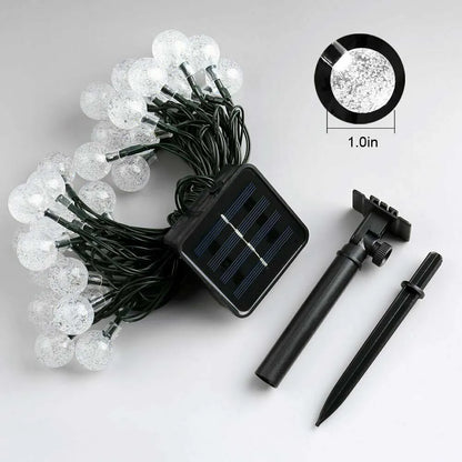 Outdoor 30 LED Solar String Lights Yard Decor Lamp