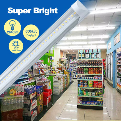 Bright 4FT 6 Pack Garage LED Lighting