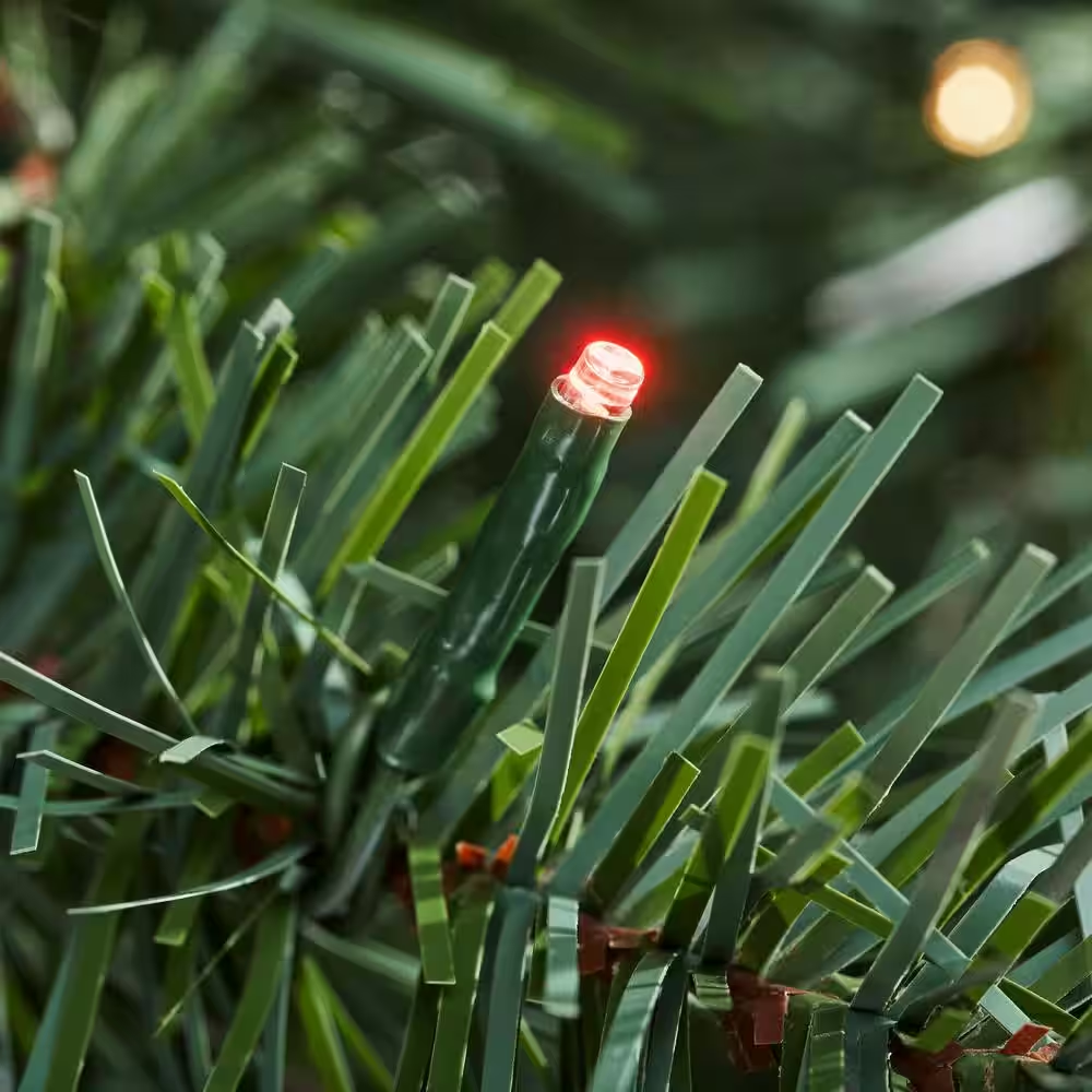 Tall Pre-Lit LED Christmas Pine Tree