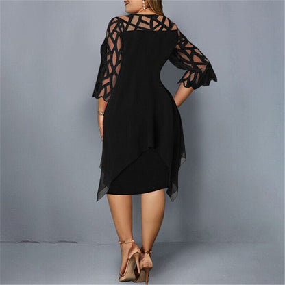 Stylish Curvy Mid Length Dress