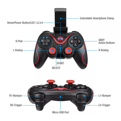 Wireless Game Controller For Phone And Tablet