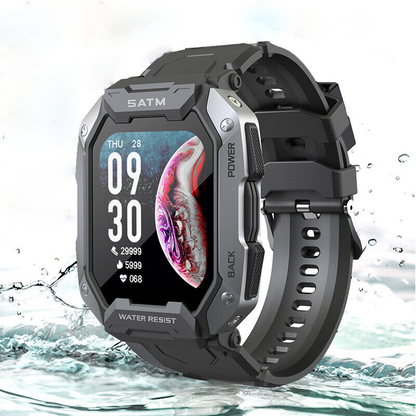 Tough Waterproof Military Style Smart Watch