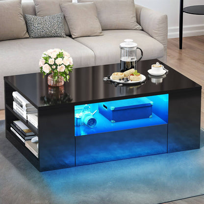 Stylish Low Wooden Living Table