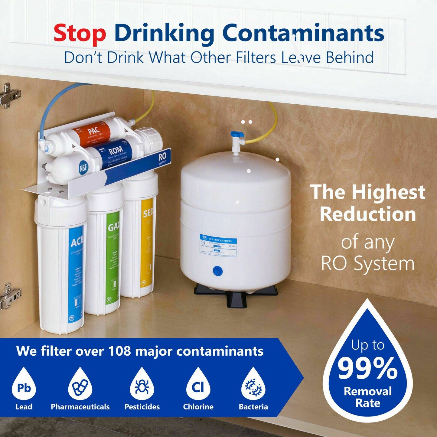 Advanced 5 Stage Home Water Purification System