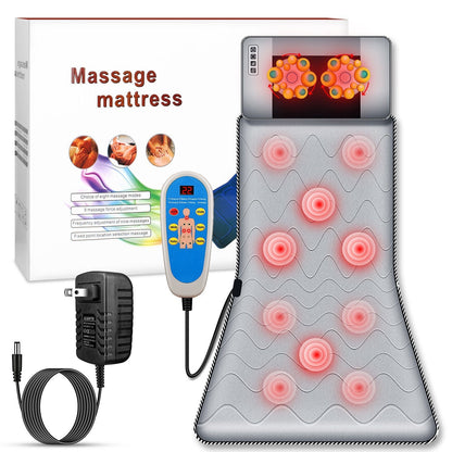 Warm Electric Massage Mattress Pad - Compact Folding Heat Therapy Mat