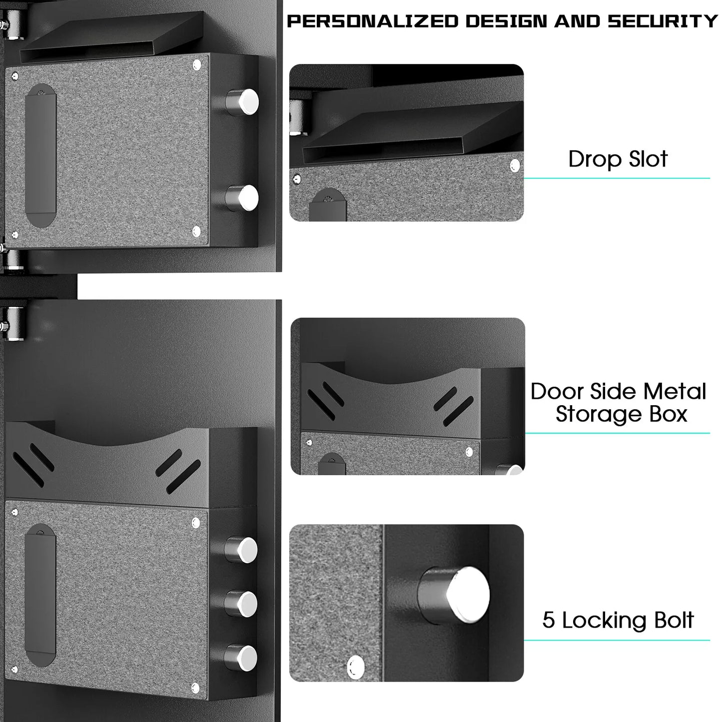 Secure Fire Resistant Home Storage Safe