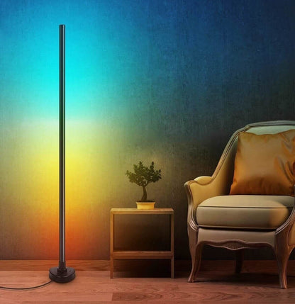 Space Saving Floor Corner Lamp
