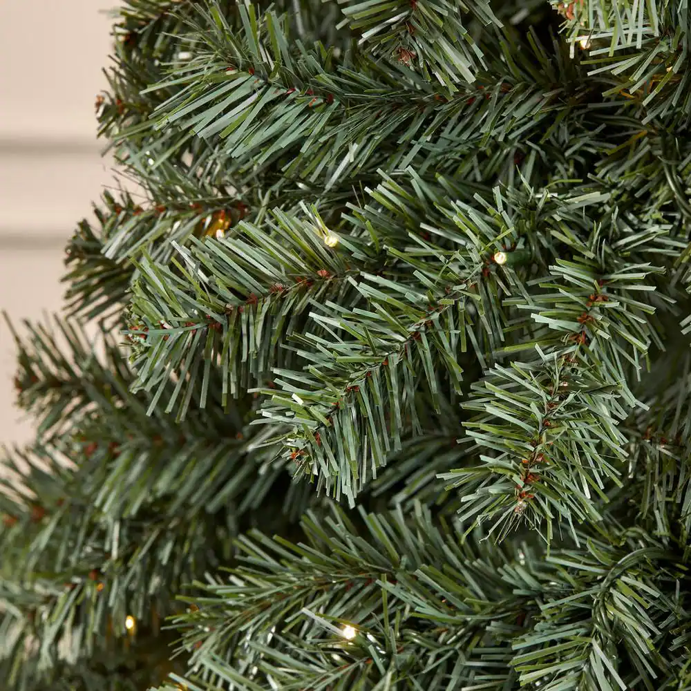 Tall Pre-Lit LED Christmas Pine Tree