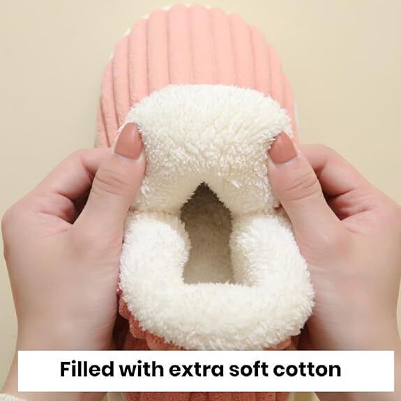 Soft Plush Home Slippers | Warm Cozy Indoor Shoes