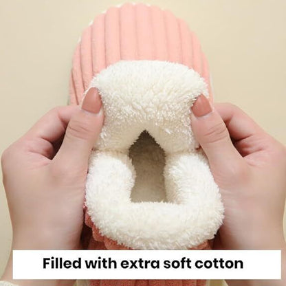 Soft Plush Home Slippers | Warm Cozy Indoor Shoes