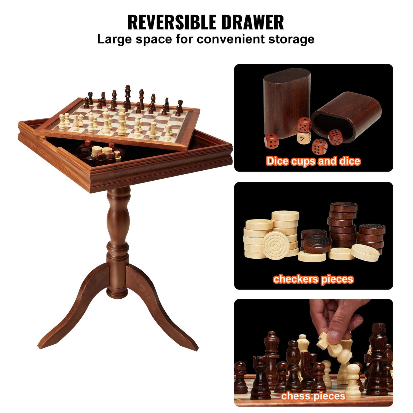Wooden Folding Chess Board