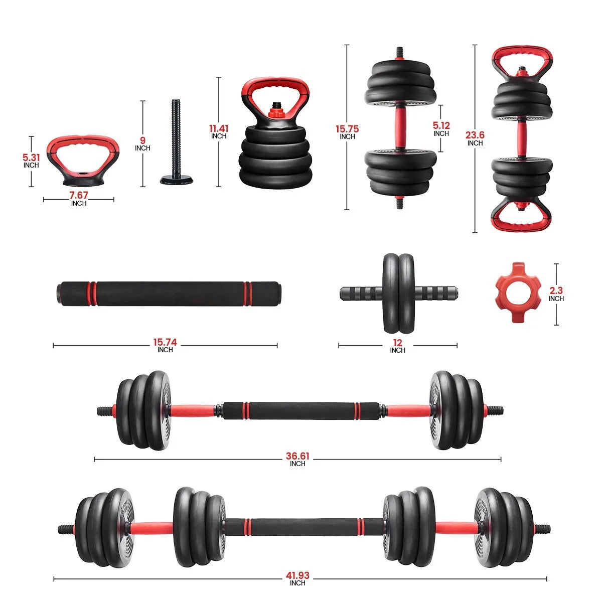 Versatile Home Gym Dumbbells