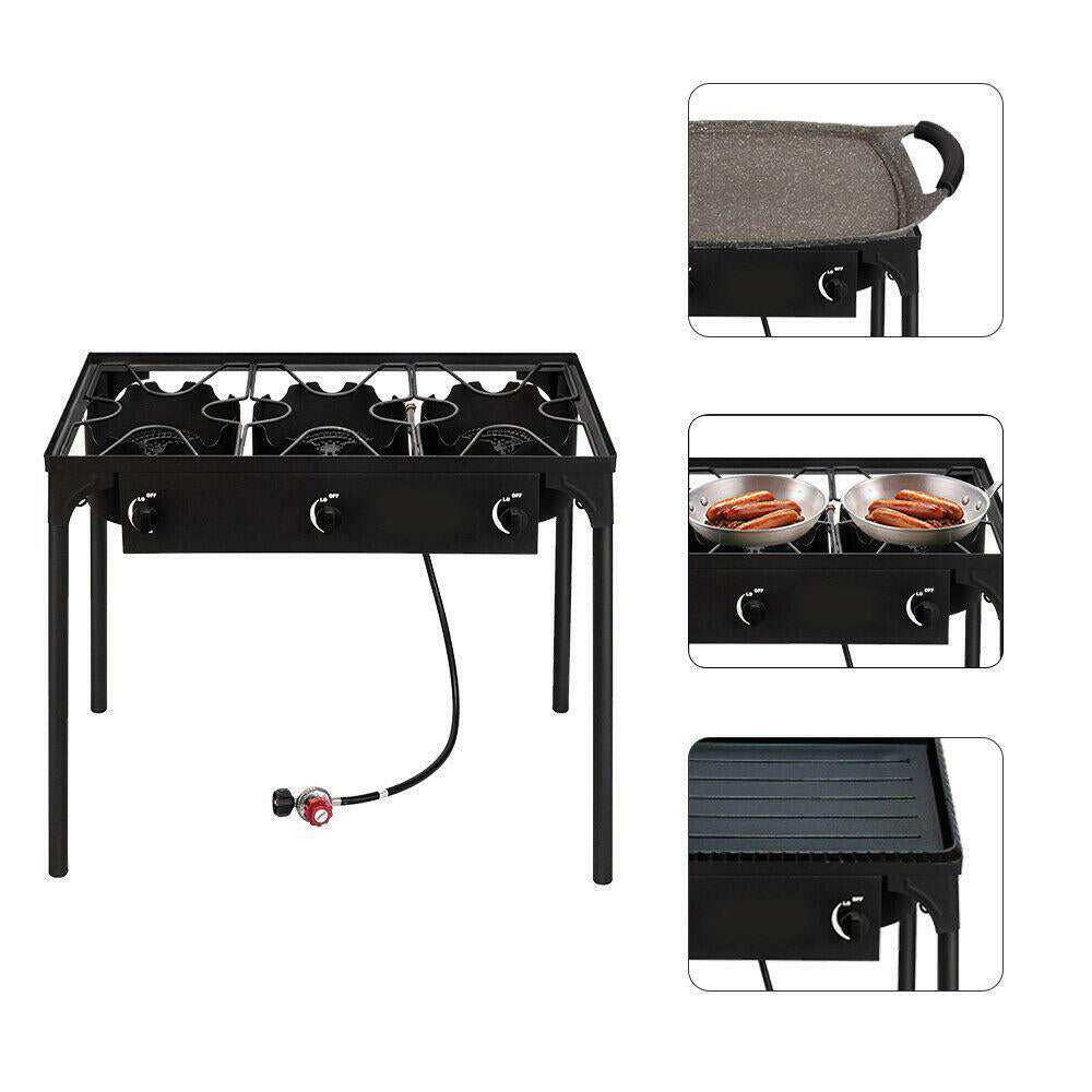 Compact Outdoor Gas Camping Stove Portable Grill Cooker