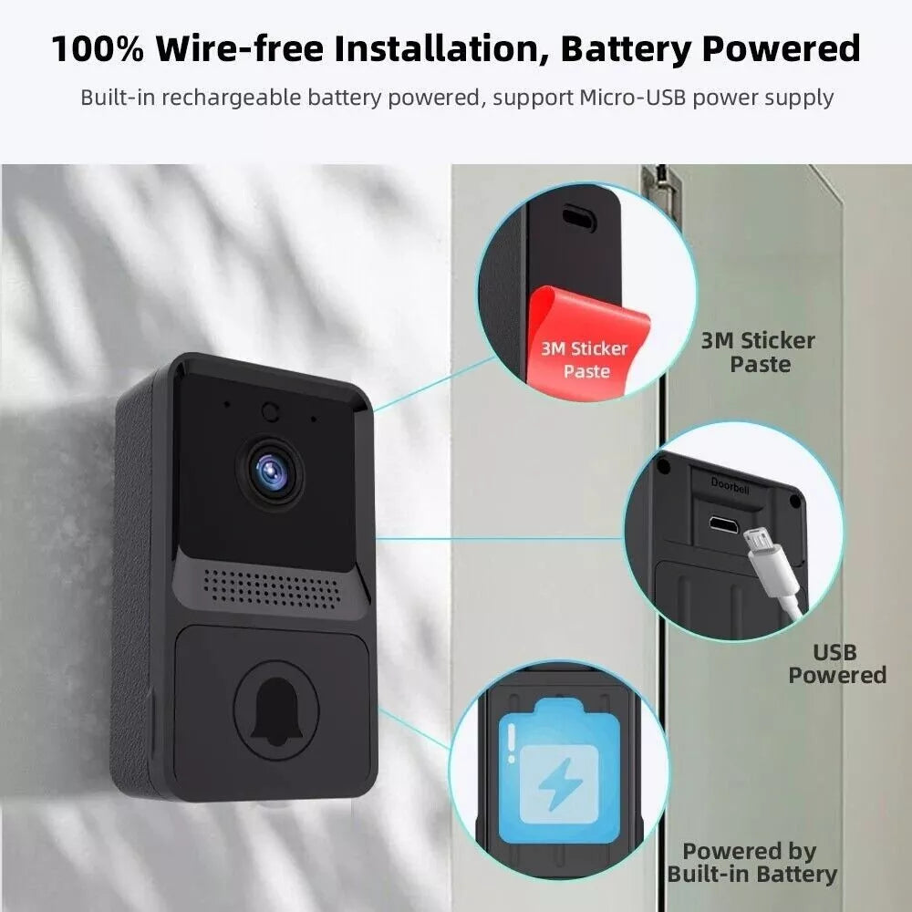 Wireless Smart Doorbell Security Camera