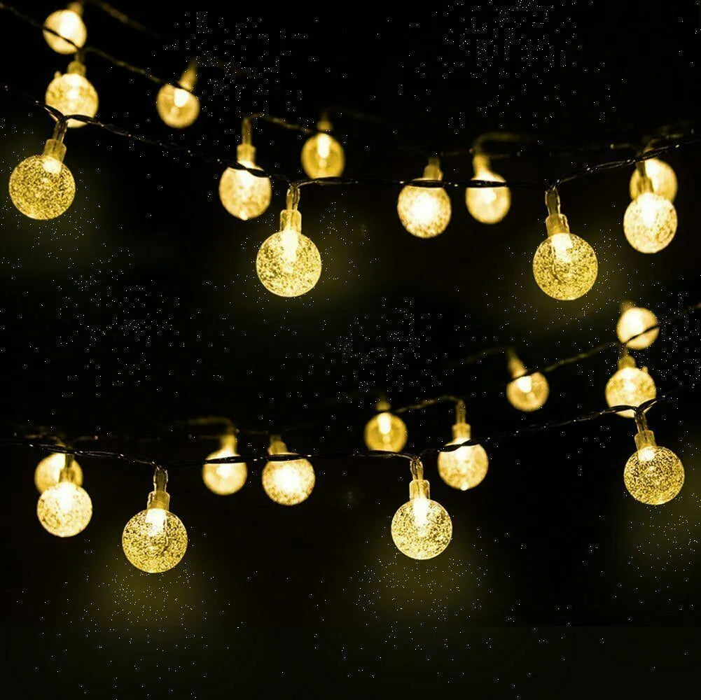 Outdoor 30 LED Solar String Lights Yard Decor Lamp - Pexav