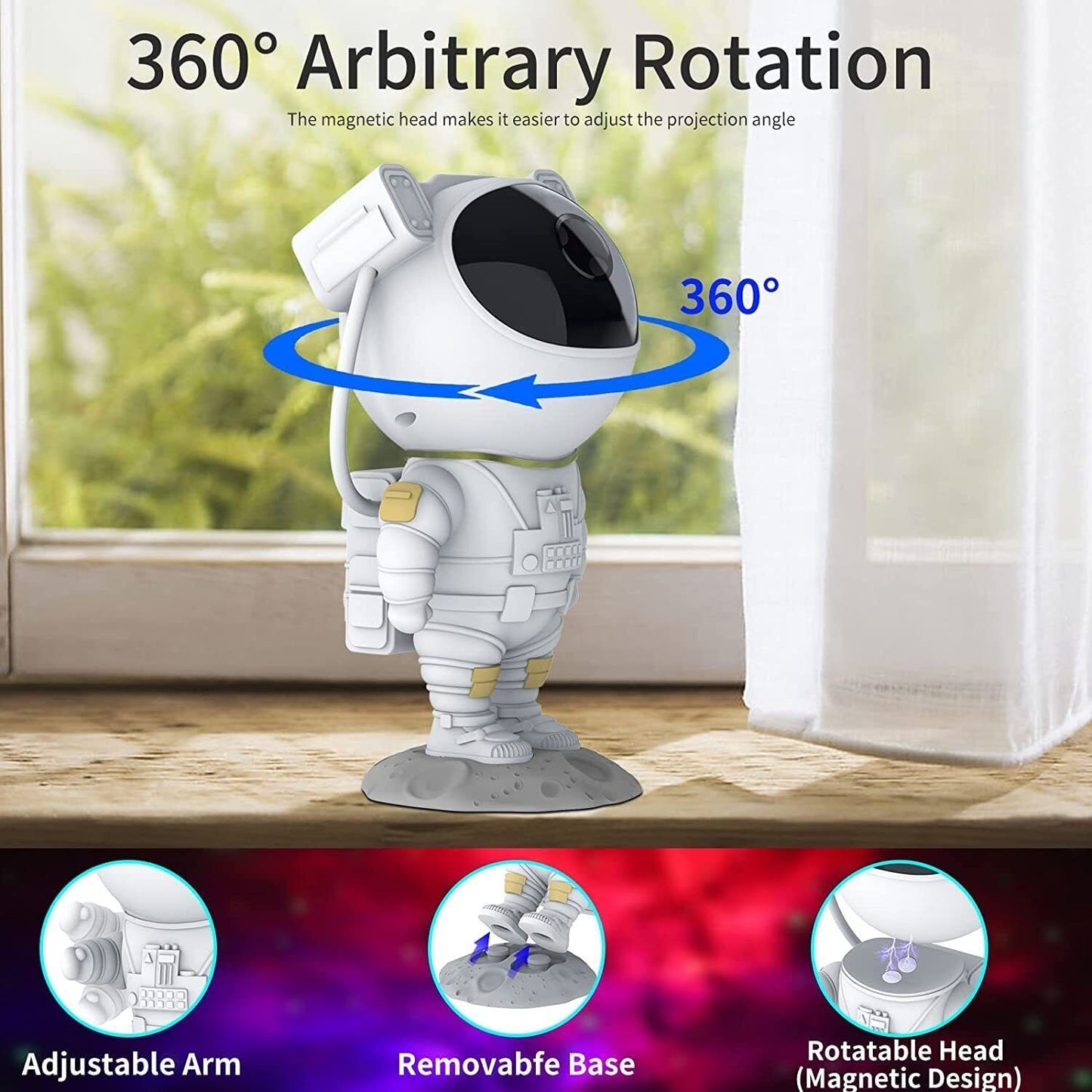 Cosmic Space Projector Night Lamp