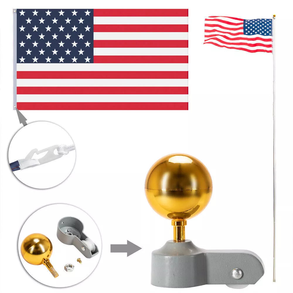 Adjustable Outdoor Flagpole - Pexav