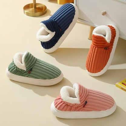Soft Plush Home Slippers | Warm Cozy Indoor Shoes