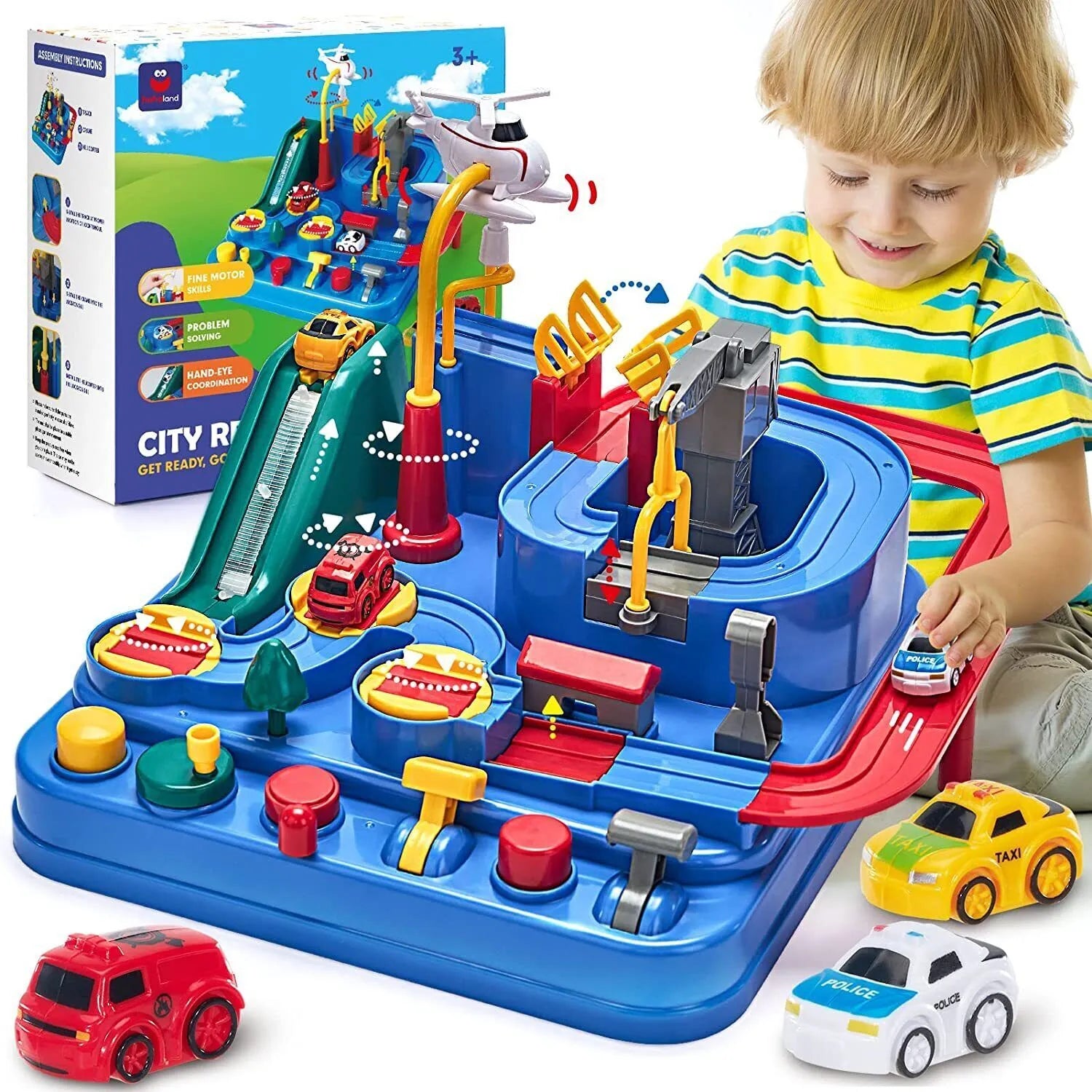 Speedway Car Playset - Pexav