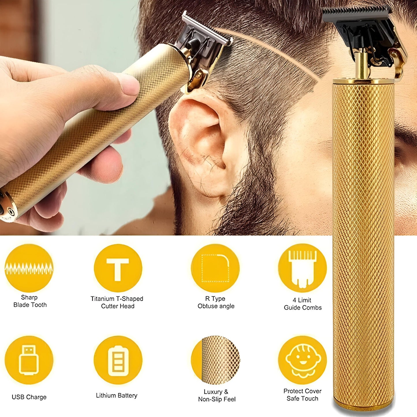 Rechargeable Men's Beard Trimmer