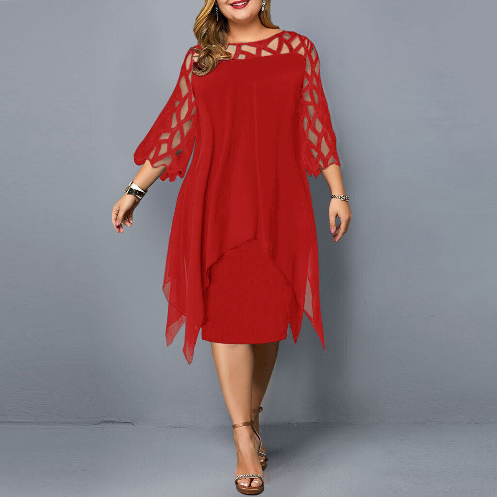 Stylish Curvy Mid Length Dress