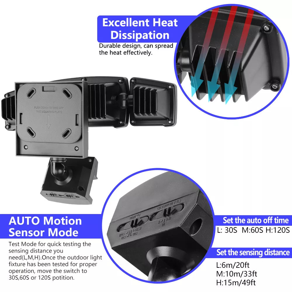 Bright Outdoor Motion Detector Lights