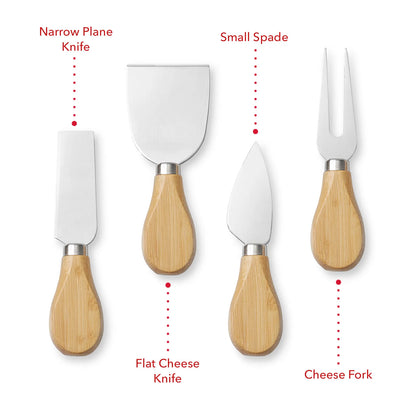 Wooden Gourmet Cheese Server Board