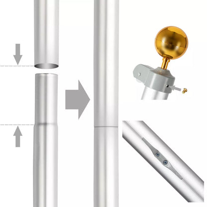 Adjustable Outdoor Flagpole