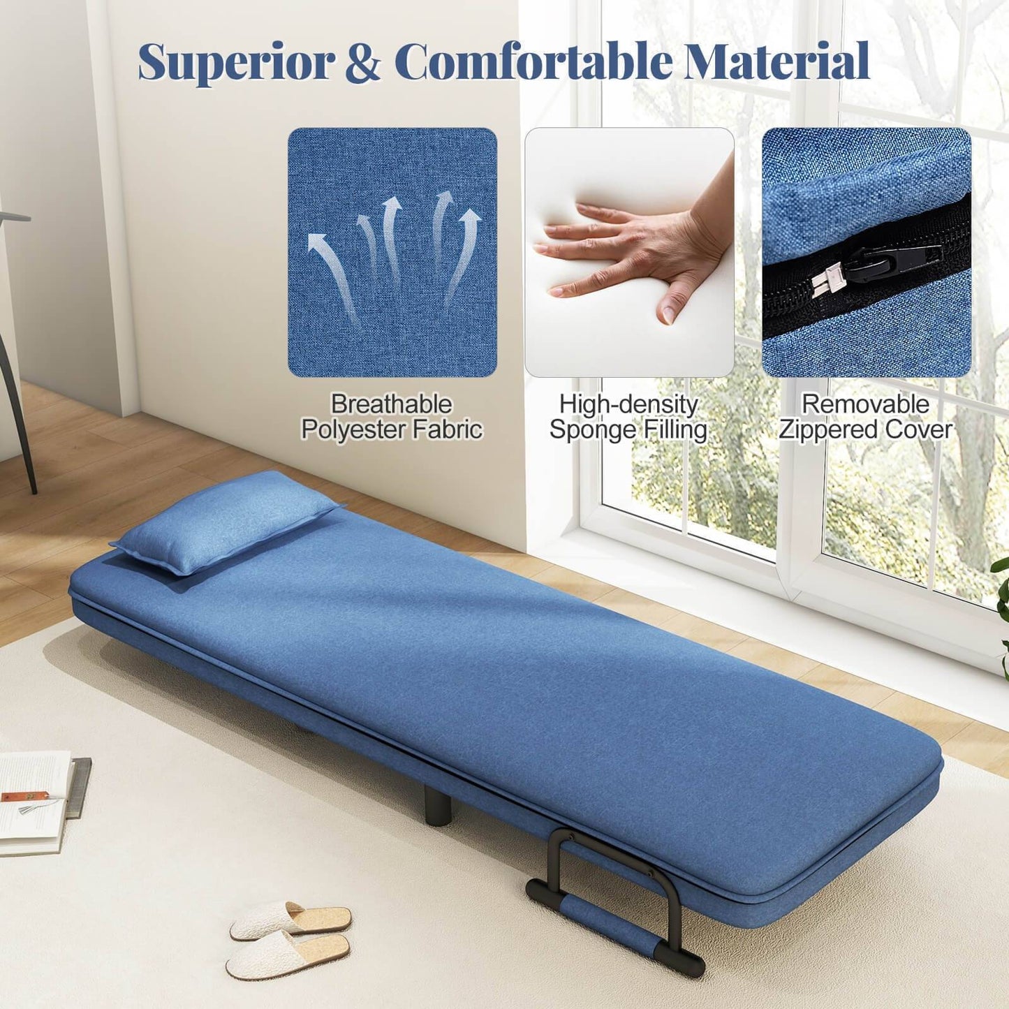 Space Saving Sleeper Sofa Bed