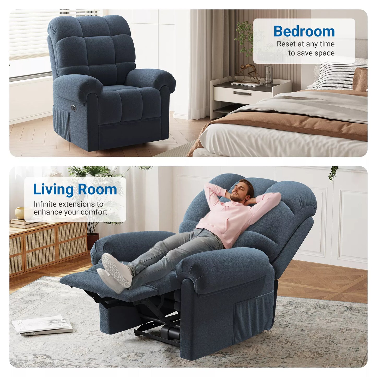 Comfortable Electric Recliner Chair for Home