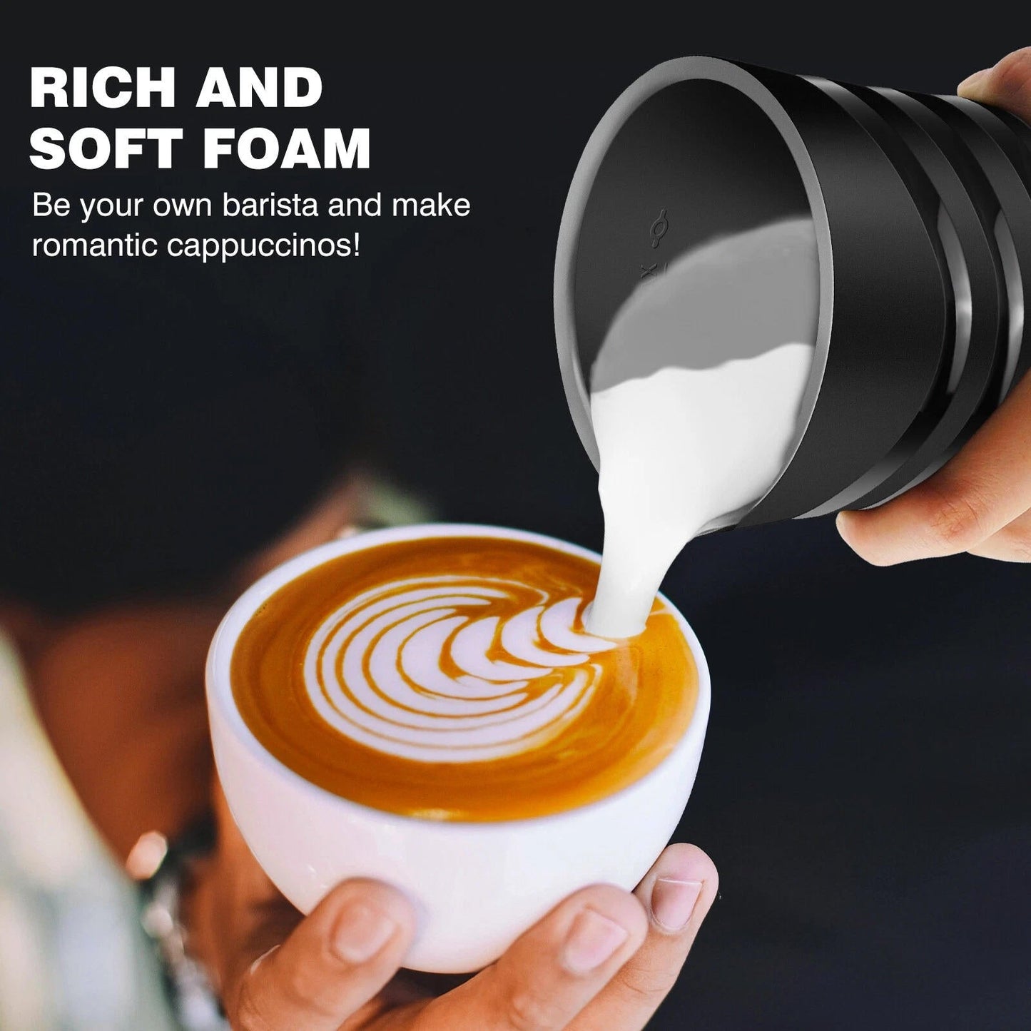 Automatic Electric Milk Frother Steamer