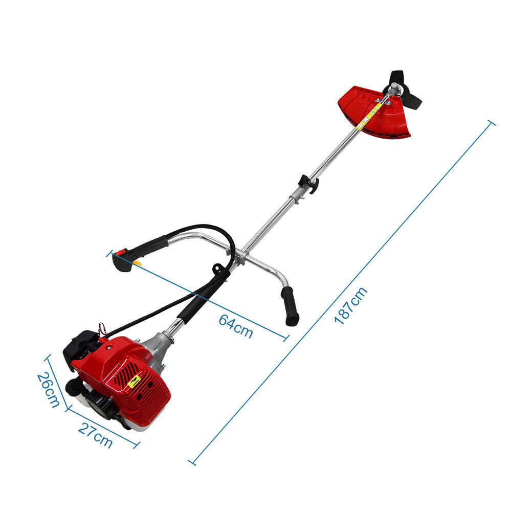 Powerful 52CC Petrol Lawn Trimmer Cutter Machine