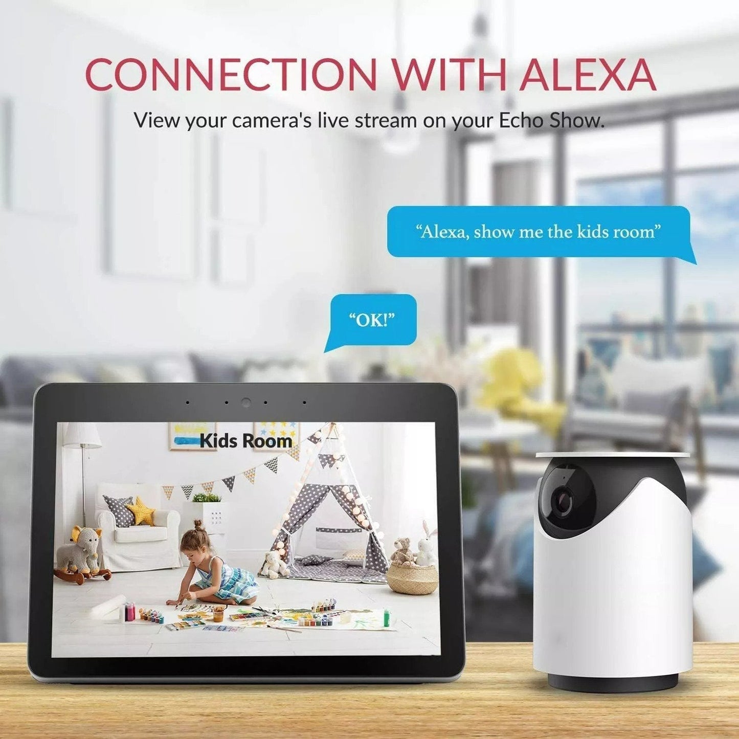 2 Pack Home Surveillance Camera With Night View