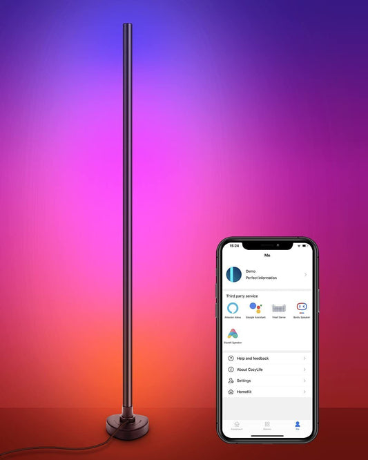 Space Saving Floor Corner Lamp - Pexav
