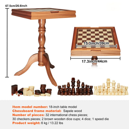 Wooden Folding Chess Board