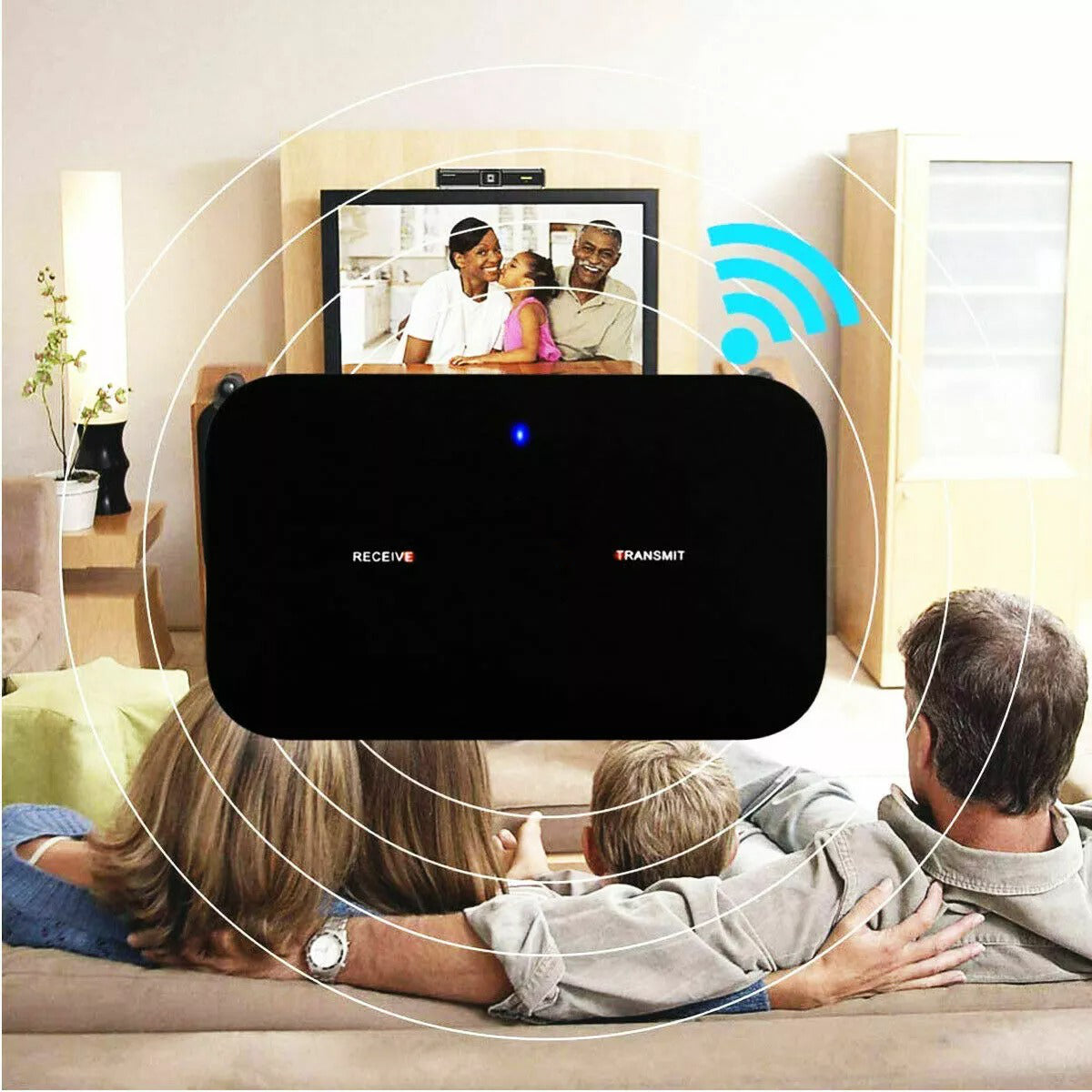 Compact Bluetooth Audio Adapter RCA to 3.5mm Converter