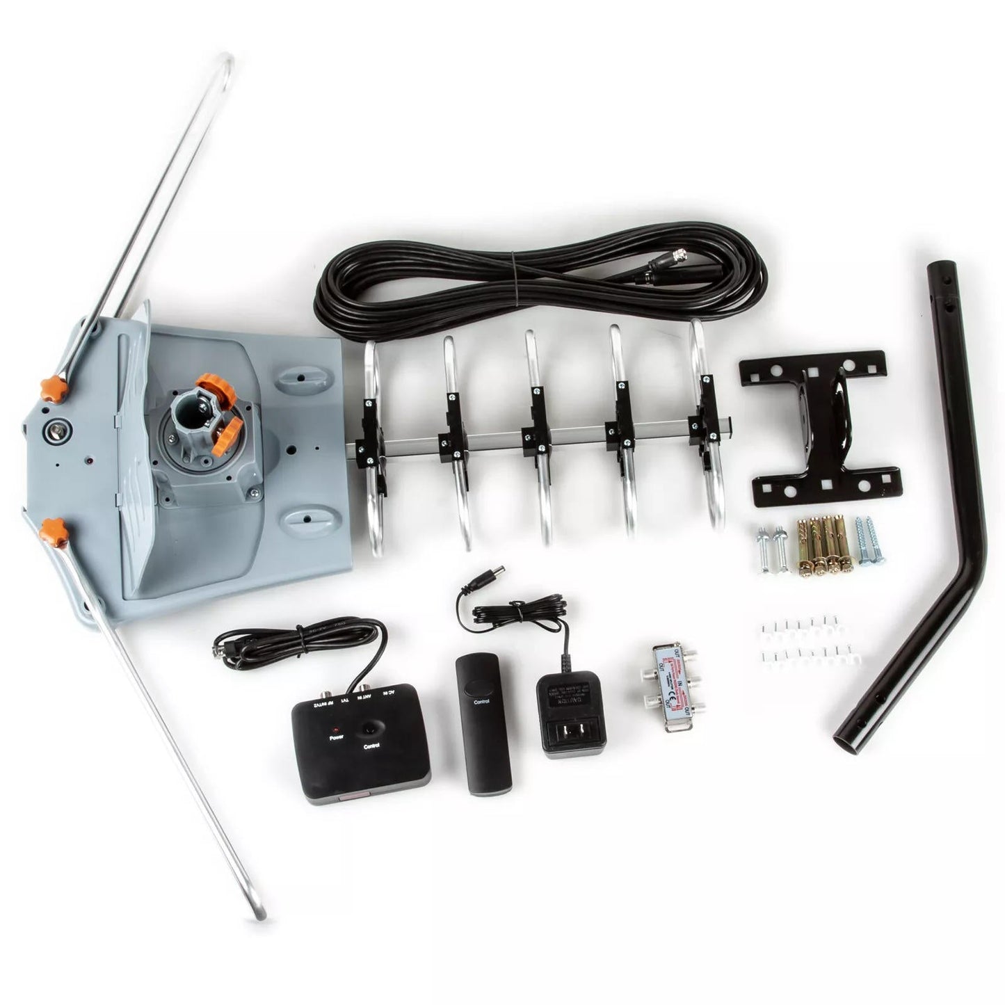 Strong Signal Outdoor HDTV Antenna with 360 Rotation