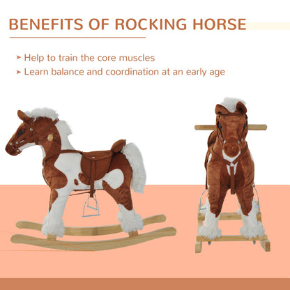 Classic Wooden Rocking Horse For Kids
