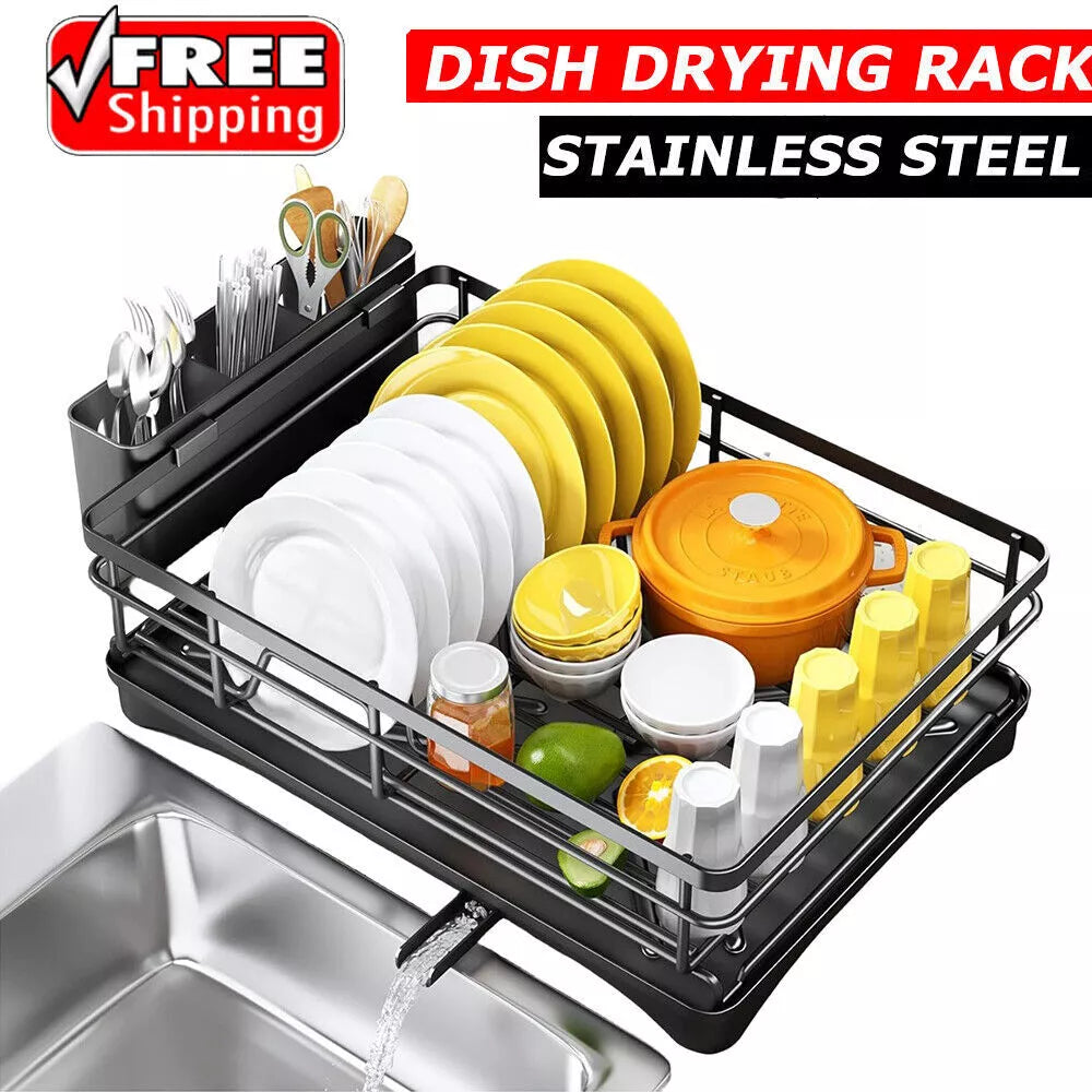 Compact Kitchen Dish Drying Rack