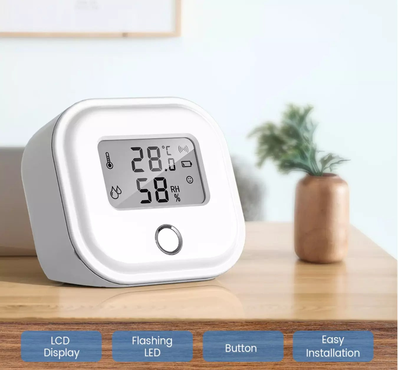 Accurate Digital Wireless Thermometer Hygrometer