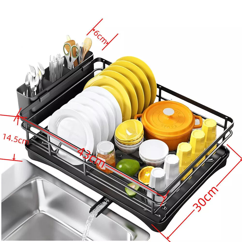 Compact Kitchen Dish Drying Rack