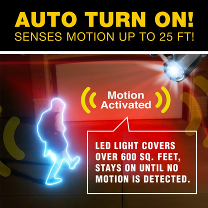Bright Outdoor Security Motion Lamp