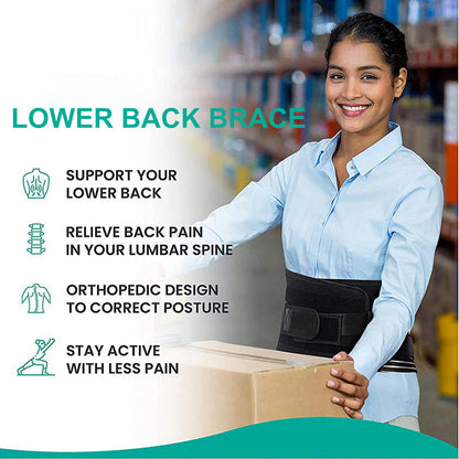 Supportive lumbar back support