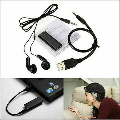 Compact Digital Voice Recorder 8GB USB