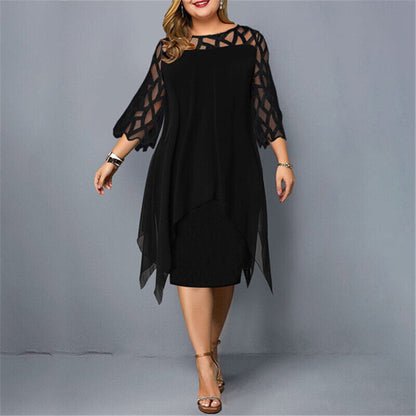 Stylish Curvy Mid Length Dress
